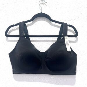 Cacique cotton unlined no wire‎ Black Women's Bra 42C